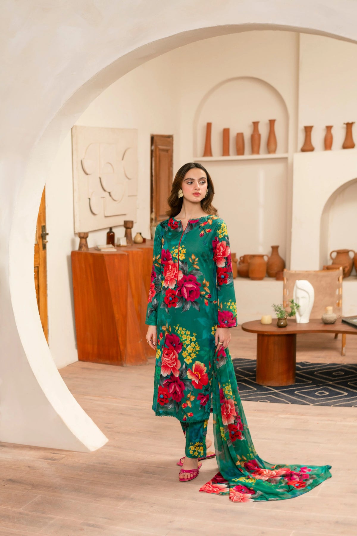 Baroque Digital Printed Lawn 3PC