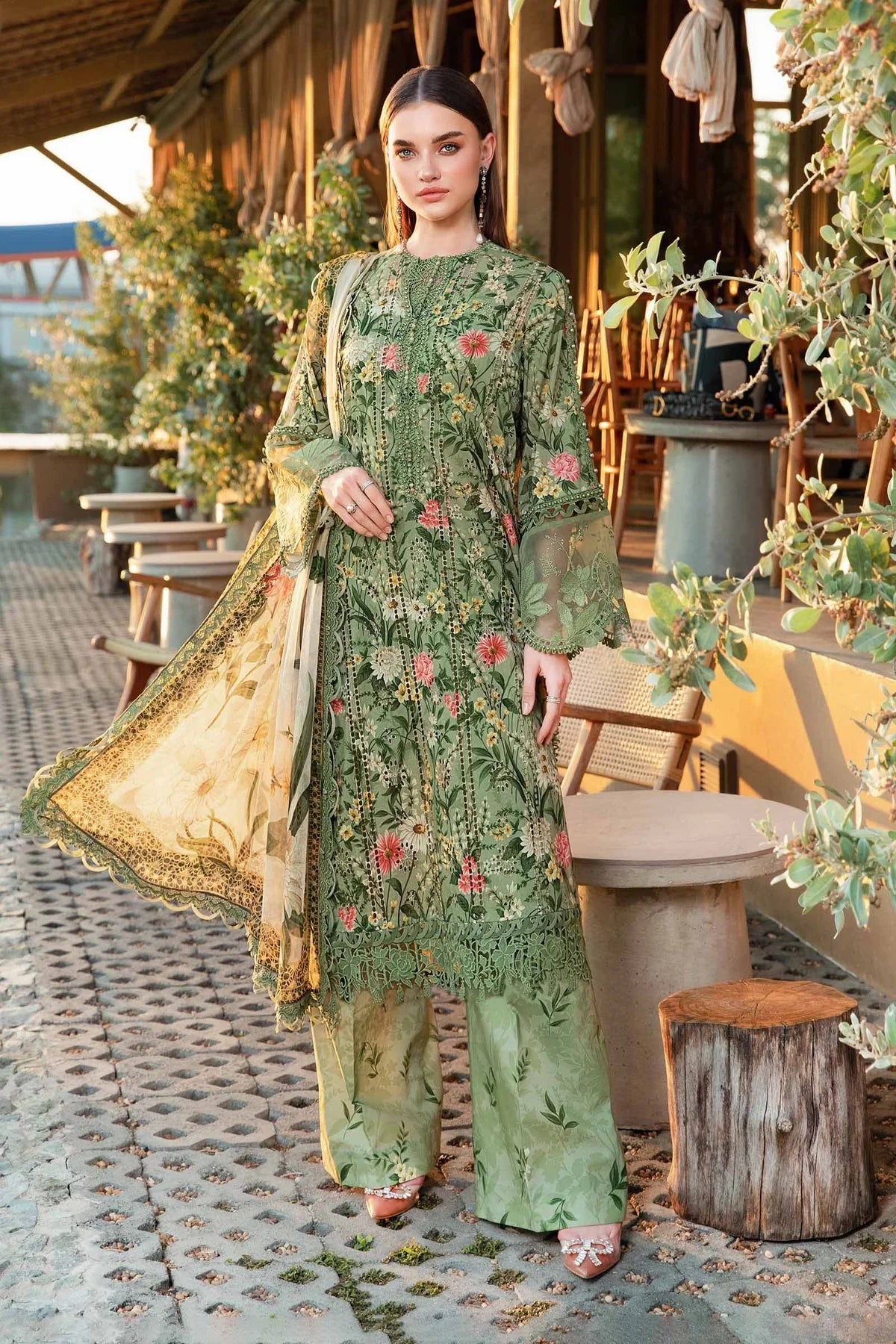 M.Prints Digital Printed Lawn 3PC