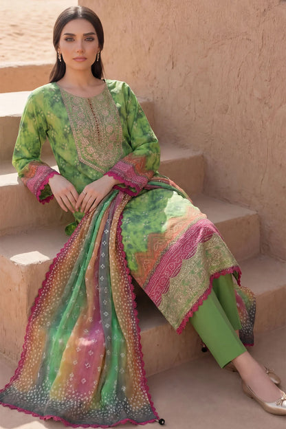 Chunri By Motifz Emb Lawn 3PC