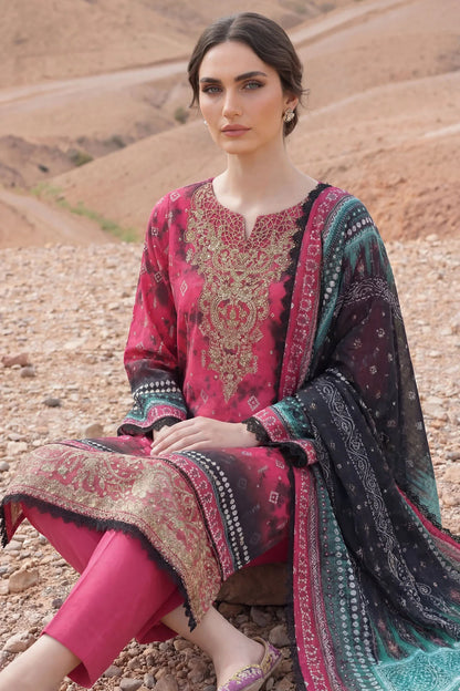 Chunri By Motifz Emb Lawn 3PC