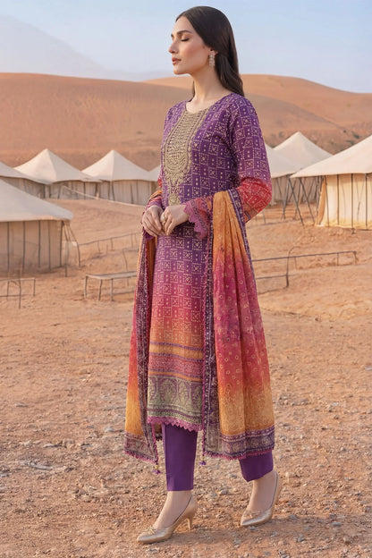 Chunri By Motifz Emb Lawn 3PC