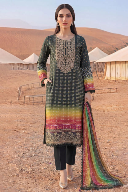 Chunri By Motifz Emb Lawn 3PC