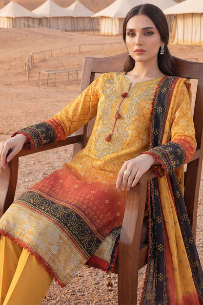 Chunri By Motifz Emb Lawn 3PC