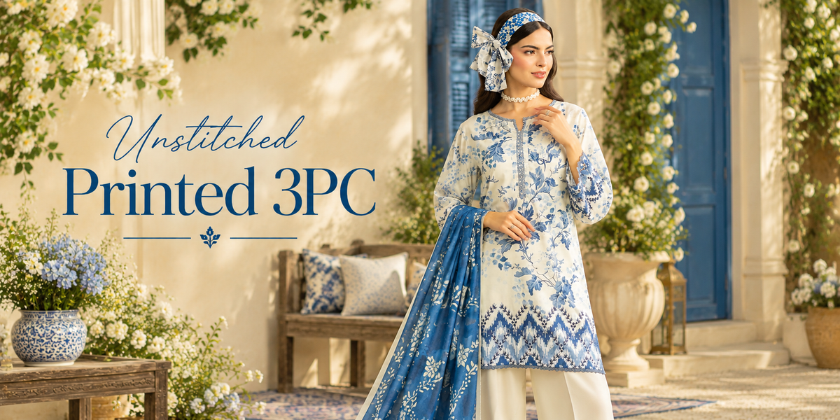 Unstitched Printed 3PC