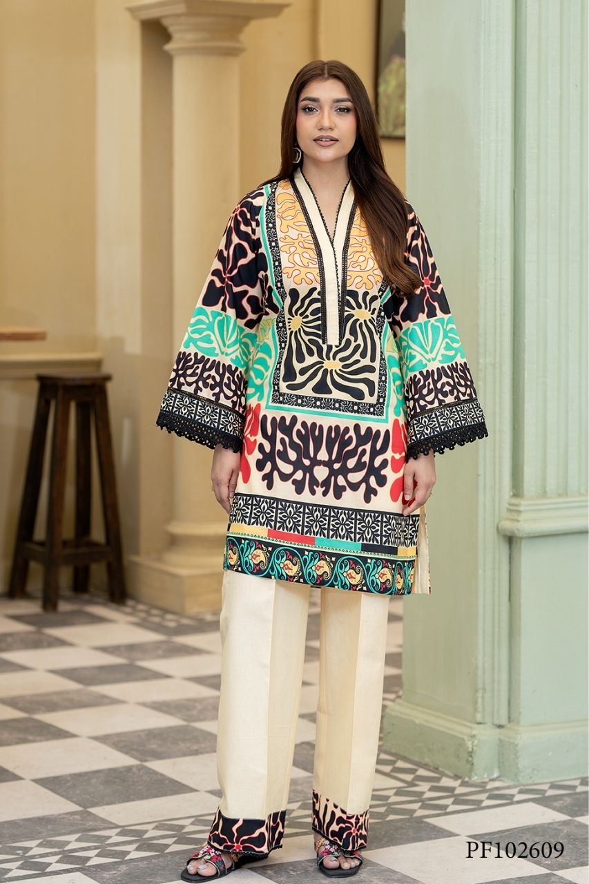 Parizad By Paltar Premium Printed Lawn 2PC