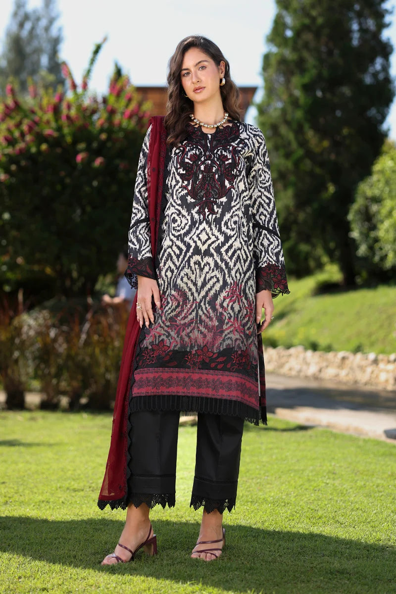 LifeStyle By Rang Rasiya Luxury Printed & Emb Lawn 3PC