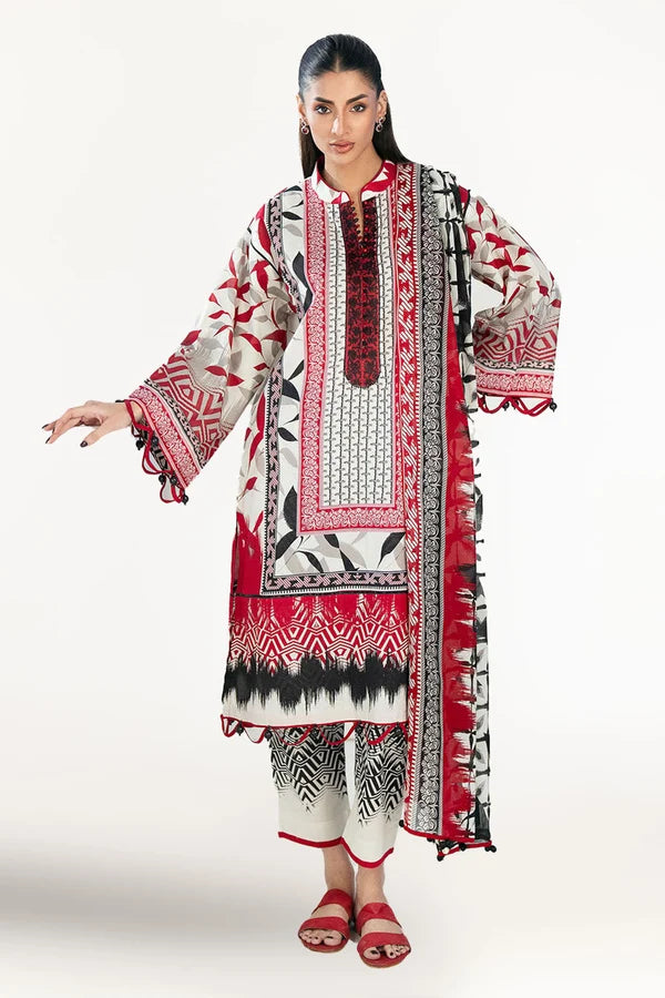 Gul Ahmed Digital Printed Lawn 3PC