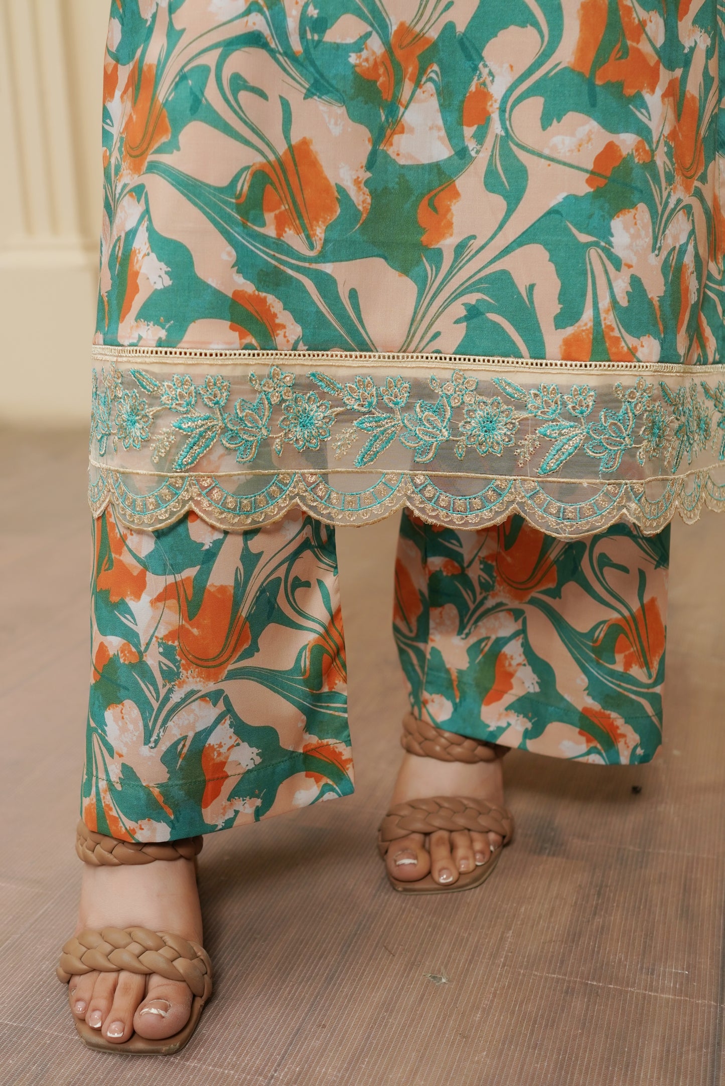 Moco By Anaya Noor Emb & Digital Printed Lawn 3PC