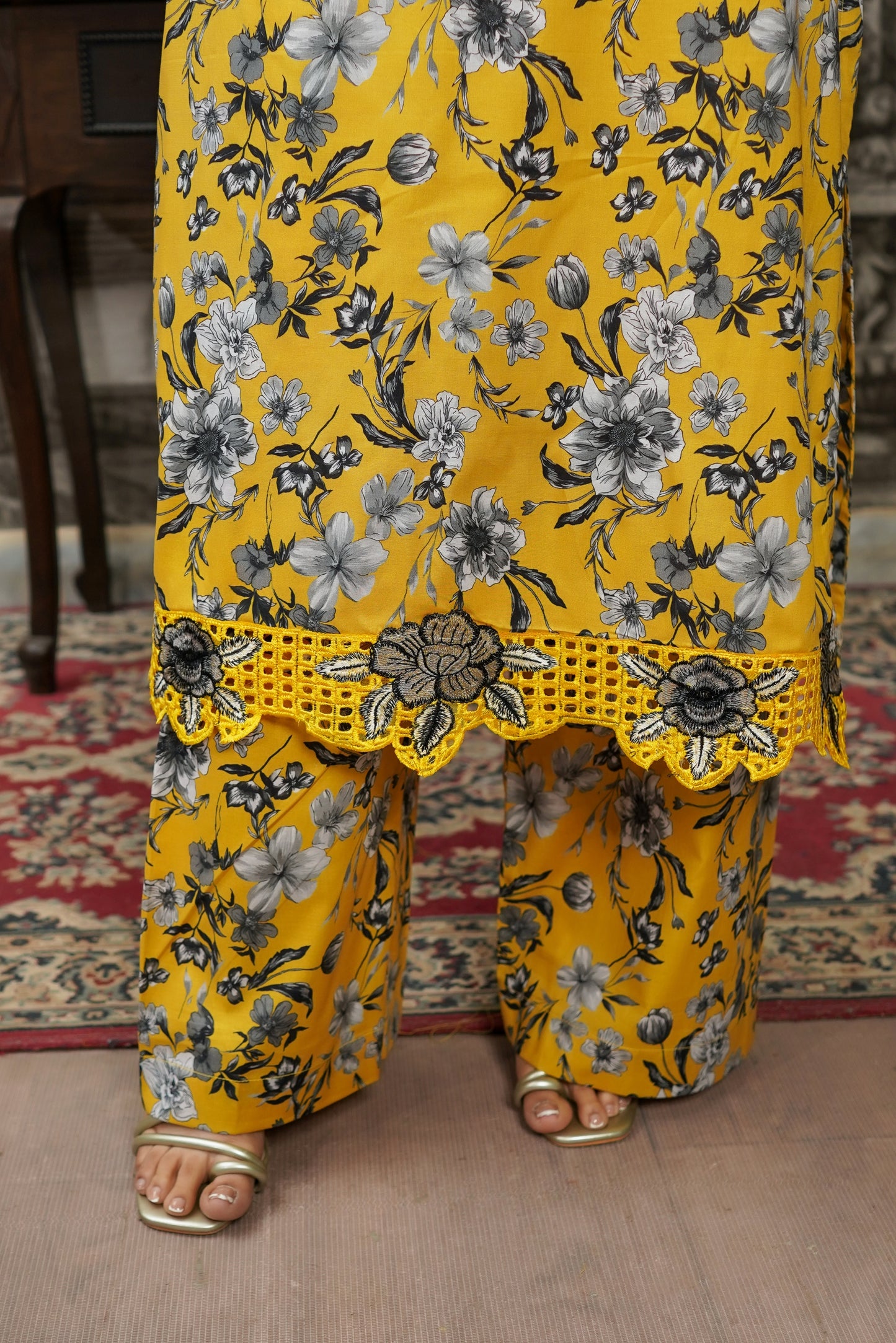 Moco By Anaya Noor Emb & Digital Printed Lawn 3PC