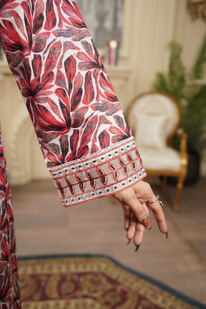 Moco By Anaya Noor Emb & Digital Printed Lawn 3PC