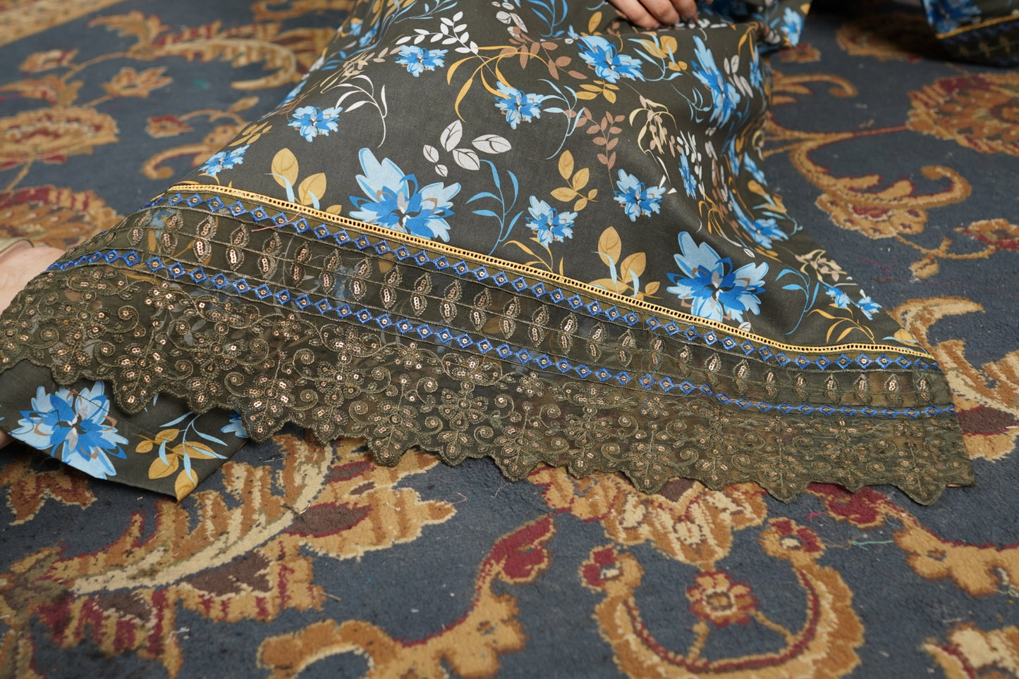 Moco By Anaya Noor Emb & Digital Printed Lawn 3PC