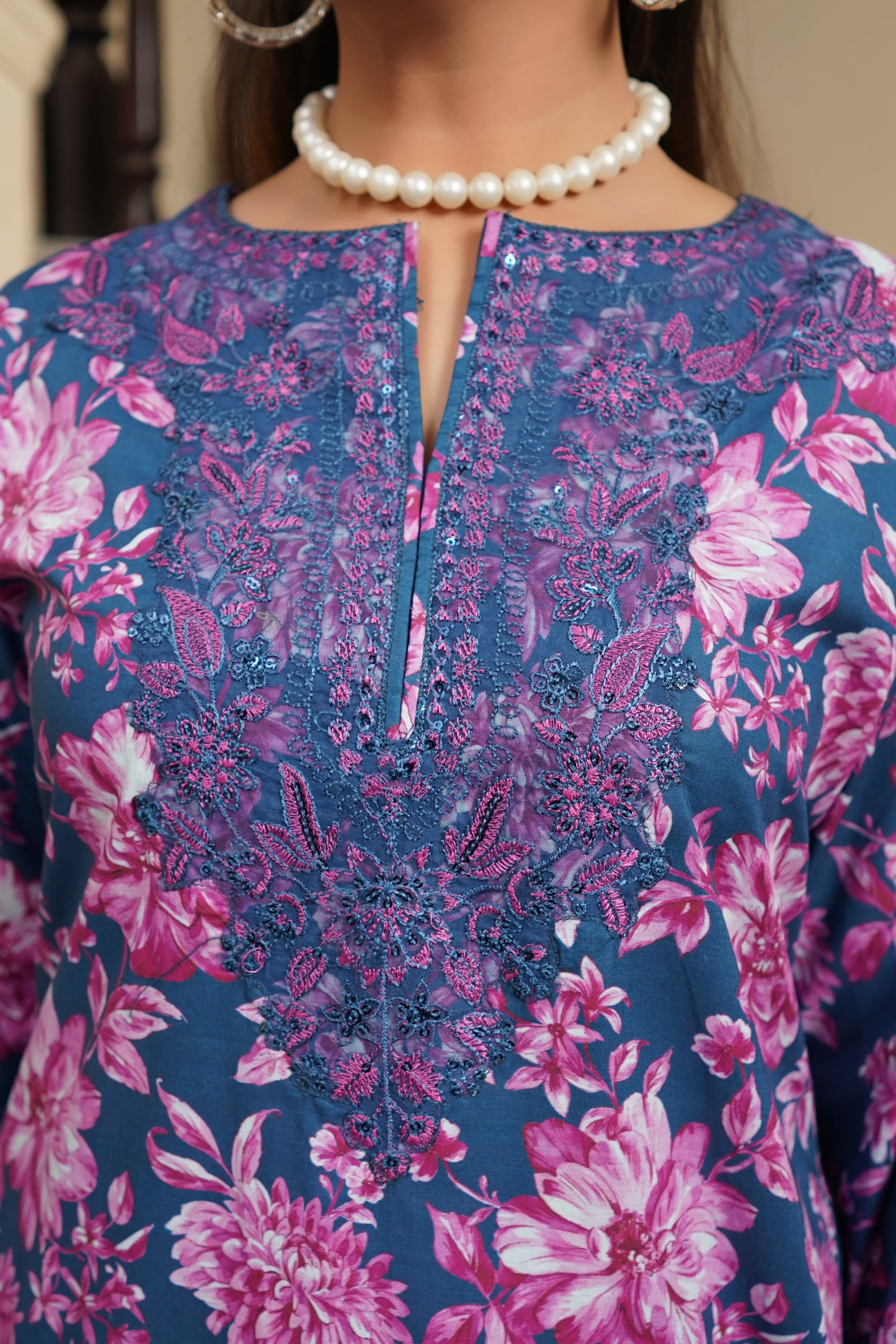 Moco By Anaya Noor Emb & Digital Printed Lawn 3PC