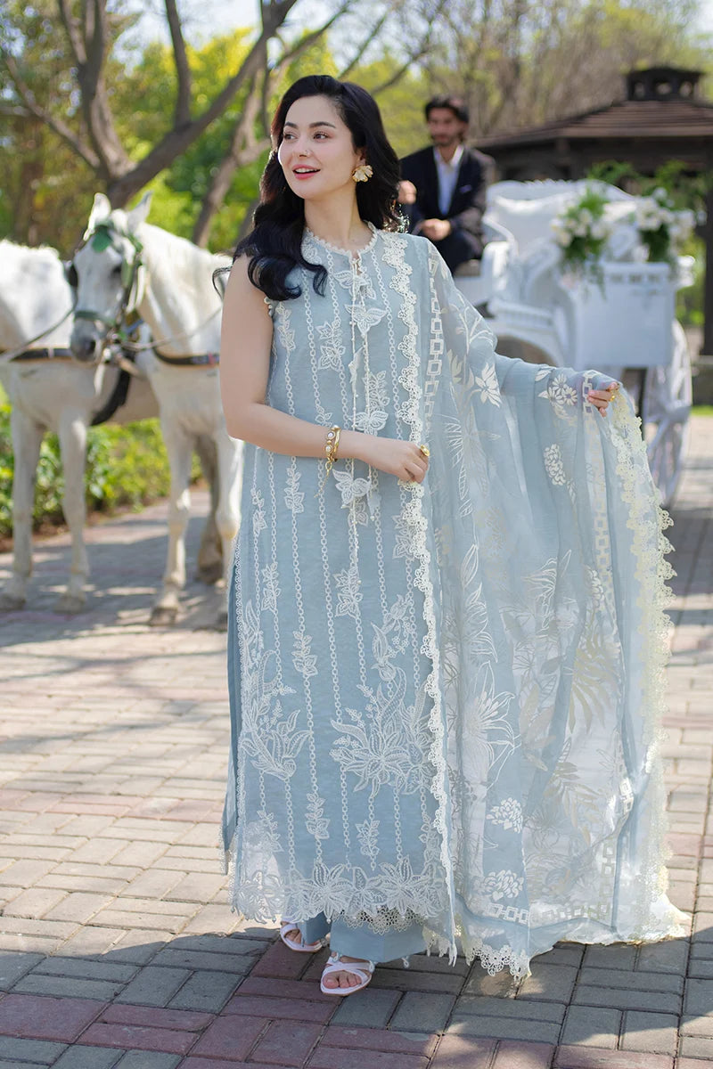 Rang Rasiya Plain Embroidered Lawn 3PC