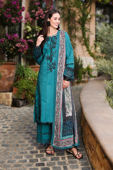 LifeStyle By Rang Rasiya Luxury Printed & Emb Lawn 3PC