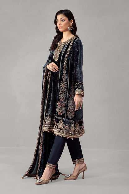 Maria B Sweet Velvet Embroidered 3PC