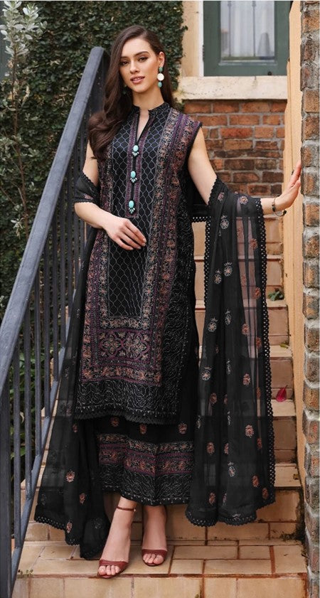 Bareeze 3-Piece Heavy Embroidery Lawn Summer Collection 2024
