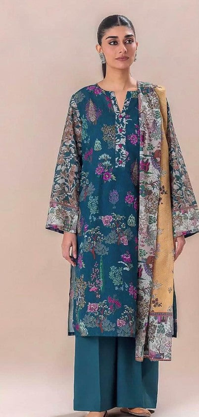MORBAGH BY BEECHTREE 3-Piece Digital Printed Summer Collection 2024
