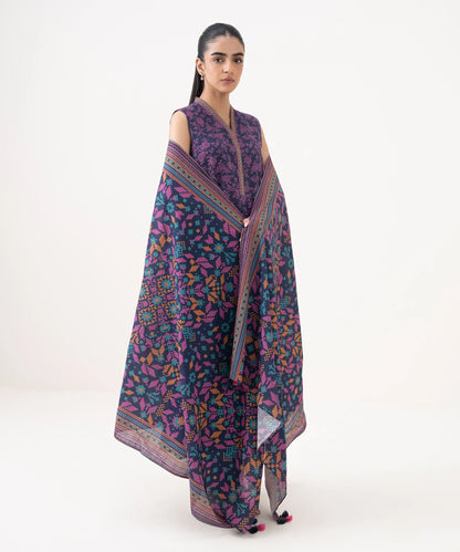 Sapphire Daily Printed Lawn 3PC