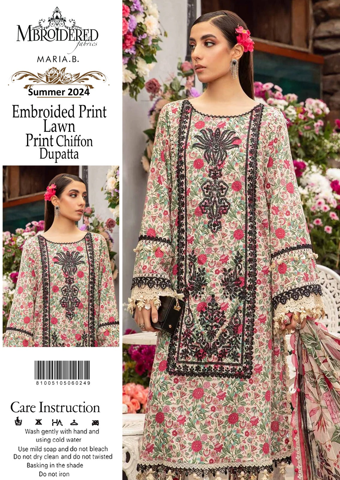 Lawn Mix Brand Embroided Summer Collection 2024