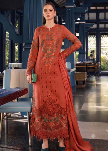 Maria B Luxury Embroidered Lawn 3PC