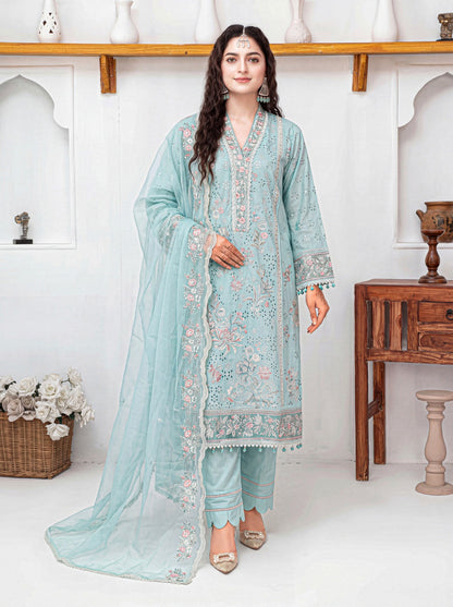 Mirari Lawn Embroidered Chikankari 3PC