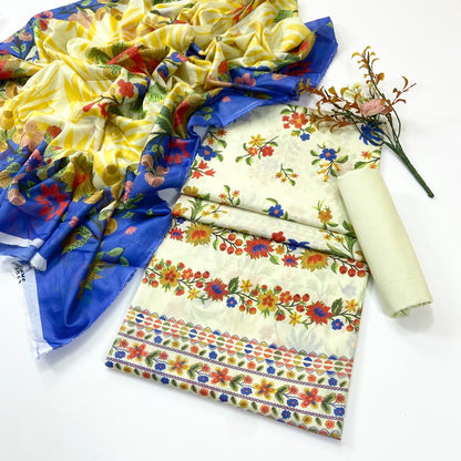 Sukoon By Sapphire Digital Printed Lawn 3PC