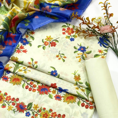 Sukoon By Sapphire Digital Printed Lawn 3PC