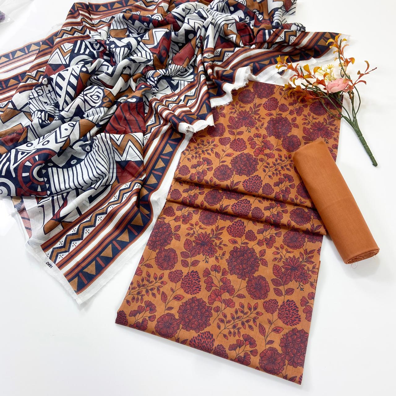 Sukoon By Sapphire Digital Printed Lawn 3PC