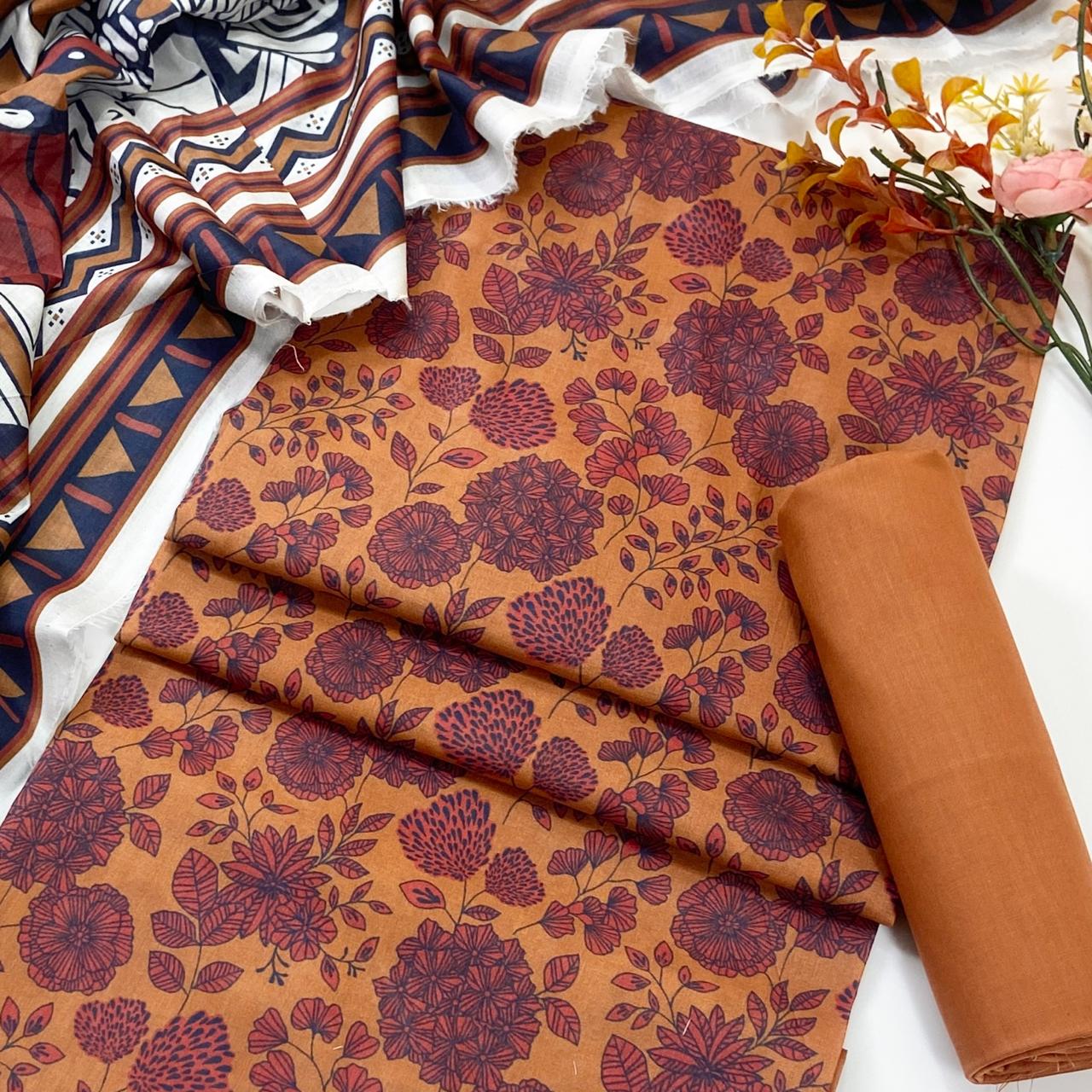 Sukoon By Sapphire Digital Printed Lawn 3PC