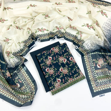 Bin Saeed Digital Printed Lawn 3PC