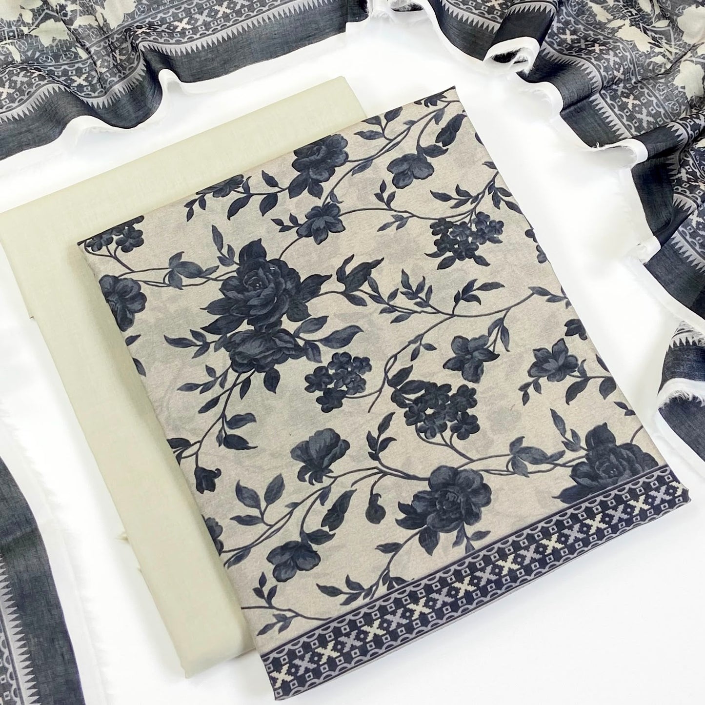 Bin Saeed Digital Printed Lawn 3PC