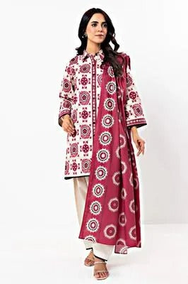 Alkaram Classic Digital Printed Lawn 3PC