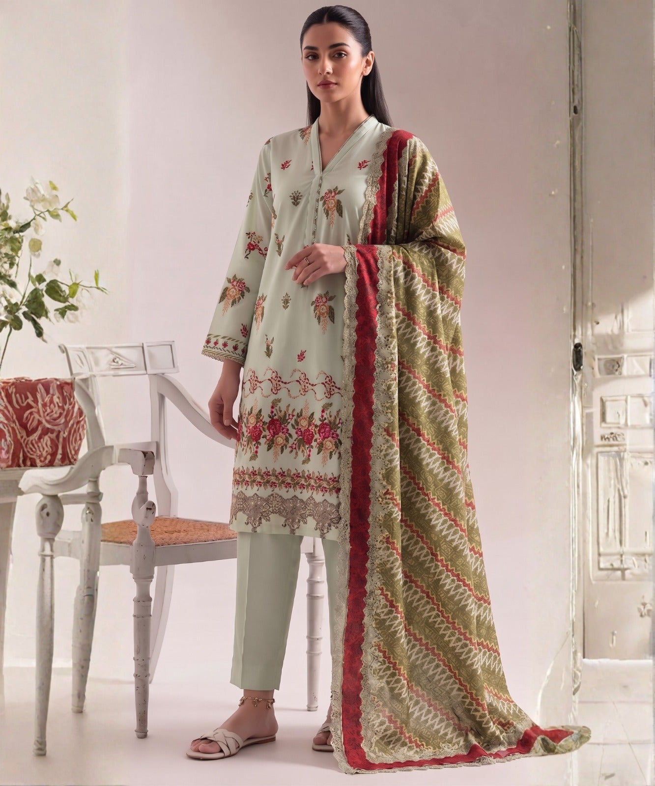 Saya Digital Printed Lawn 3PC