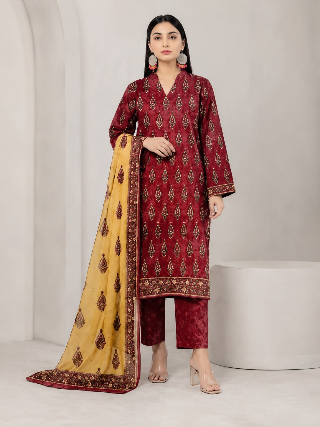 Khaadi Digital Printed Lawn 3PC