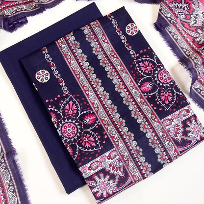 Coco Prints Summer Digital Fancy Printed Lawn 3PC