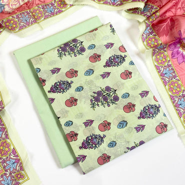 Coco Prints Summer Digital Fancy Printed Lawn 3PC
