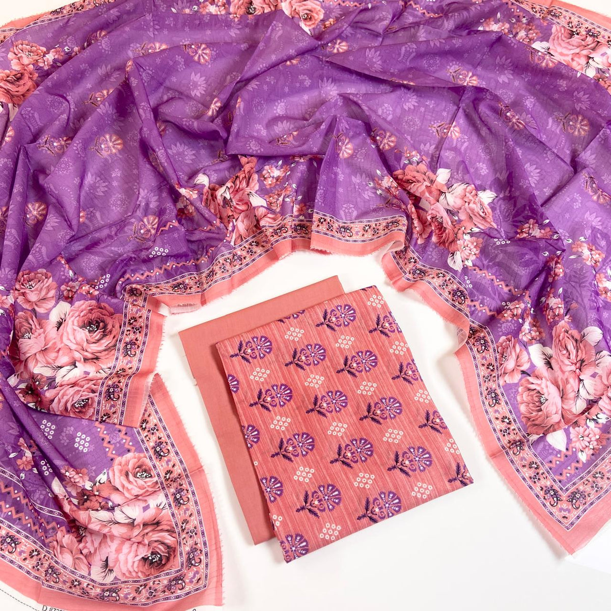 Coco Prints Summer Digital Fancy Printed Lawn 3PC