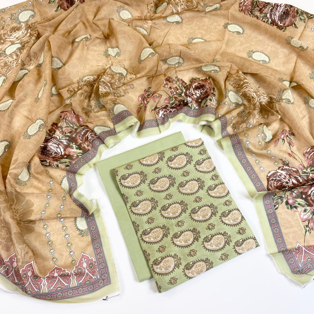 Coco Prints Summer Digital Fancy Printed Lawn 3PC