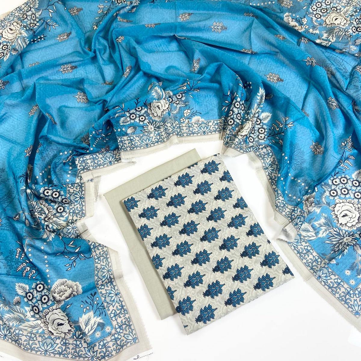 Coco Prints Summer Digital Fancy Printed Lawn 3PC