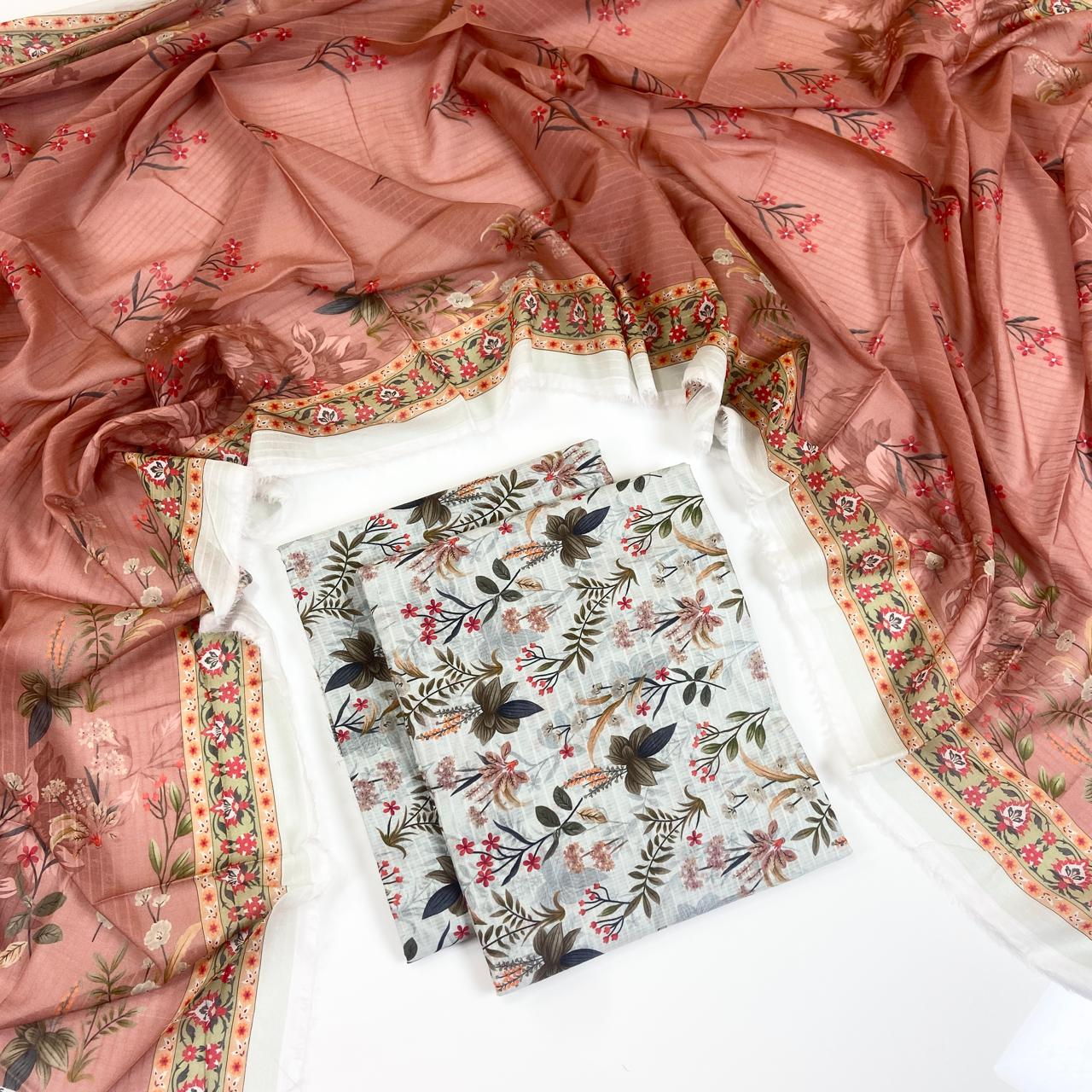 Coco Prints Summer Digital Fancy Printed Lawn 3PC