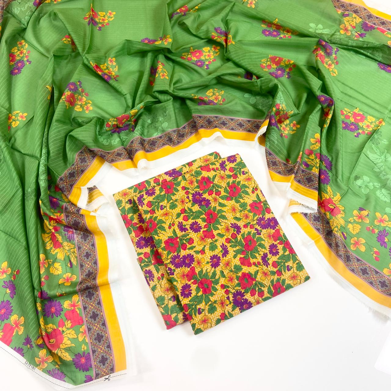 Coco Prints Summer Digital Fancy Printed Lawn 3PC