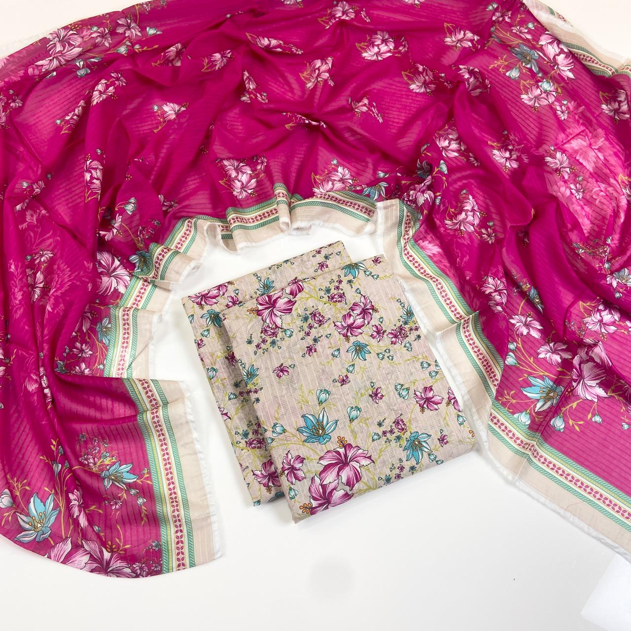 Coco Prints Summer Digital Fancy Printed Lawn 3PC