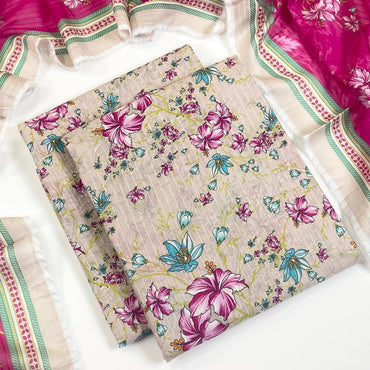Coco Prints Summer Digital Fancy Printed Lawn 3PC