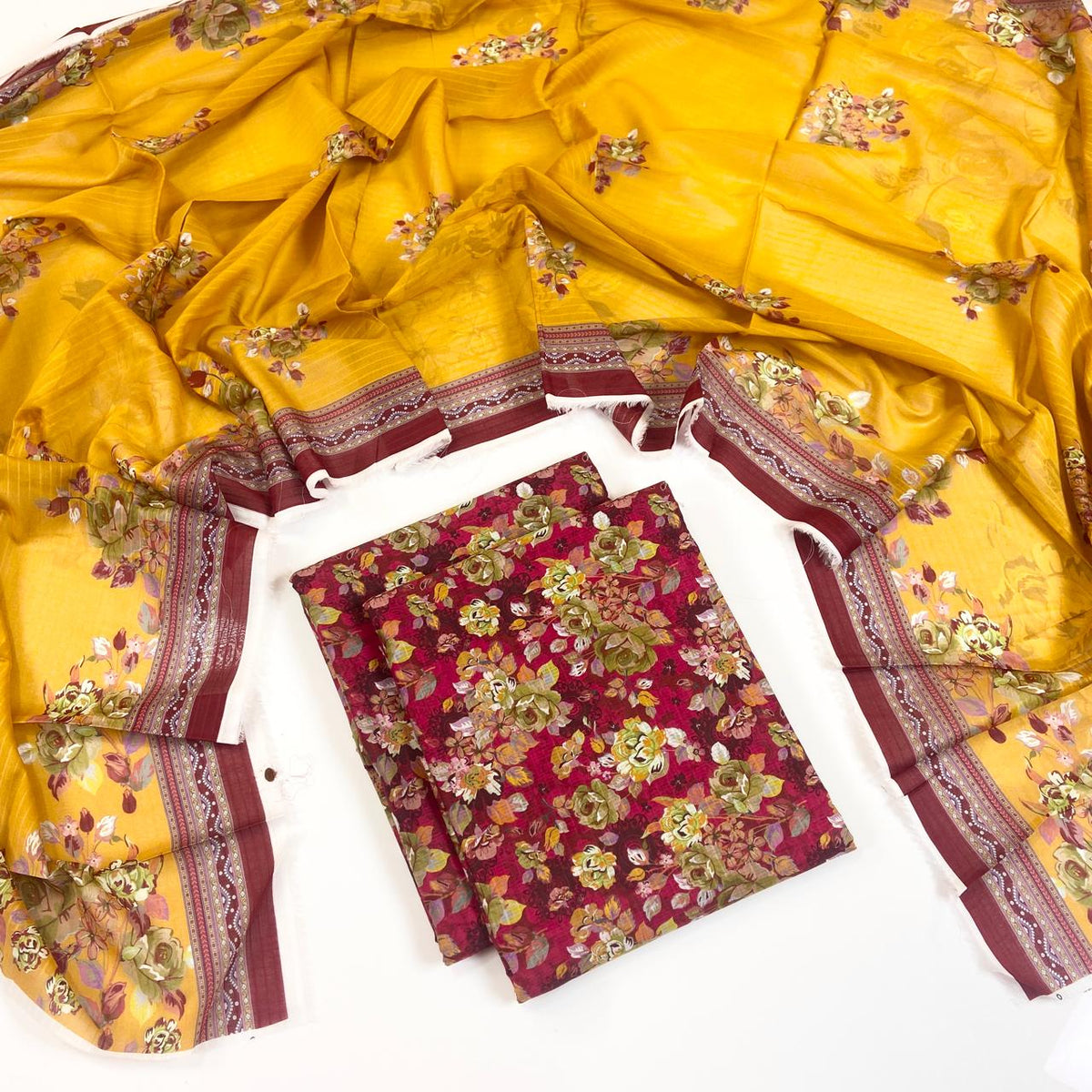 Coco Prints Summer Digital Fancy Printed Lawn 3PC