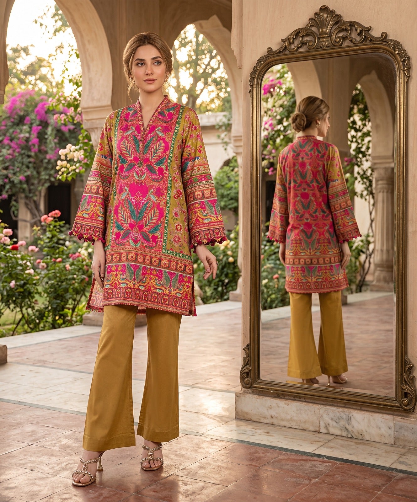 Bahareh By J. Digital Printed Summer Collection Lawn 2PC