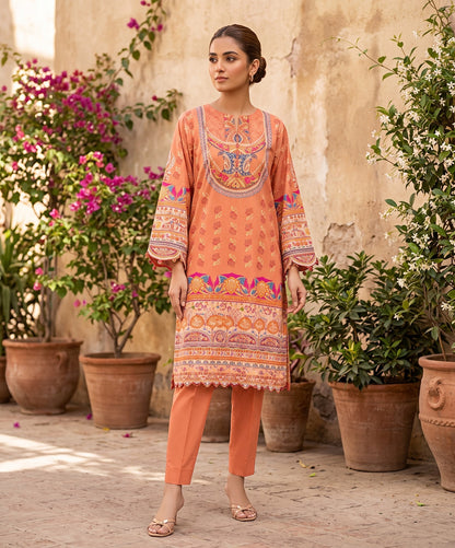 Bahareh By J. Digital Printed Summer Collection Lawn 2PC