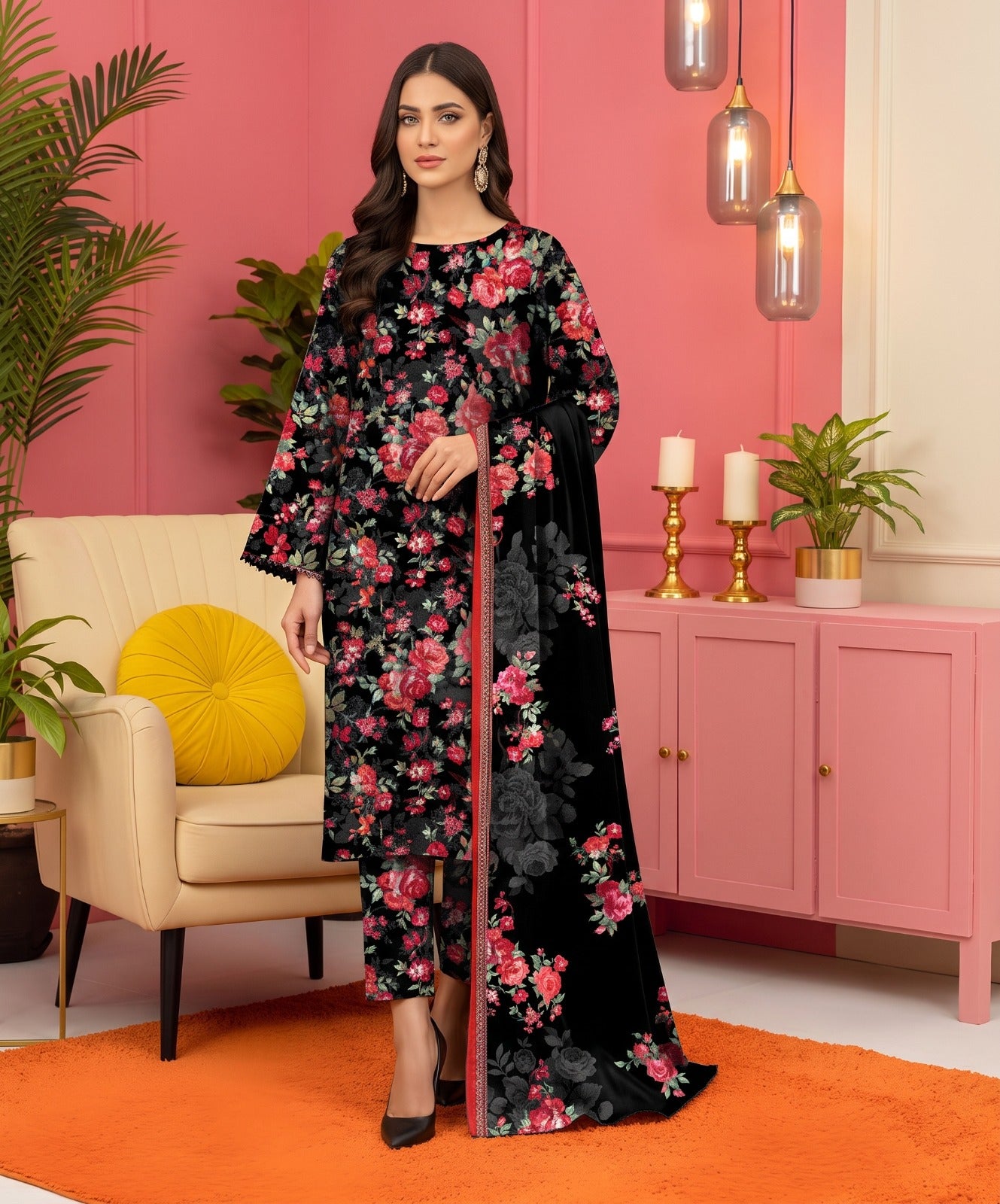 Munarq By Nisha Designer Printed Lawn 3PC