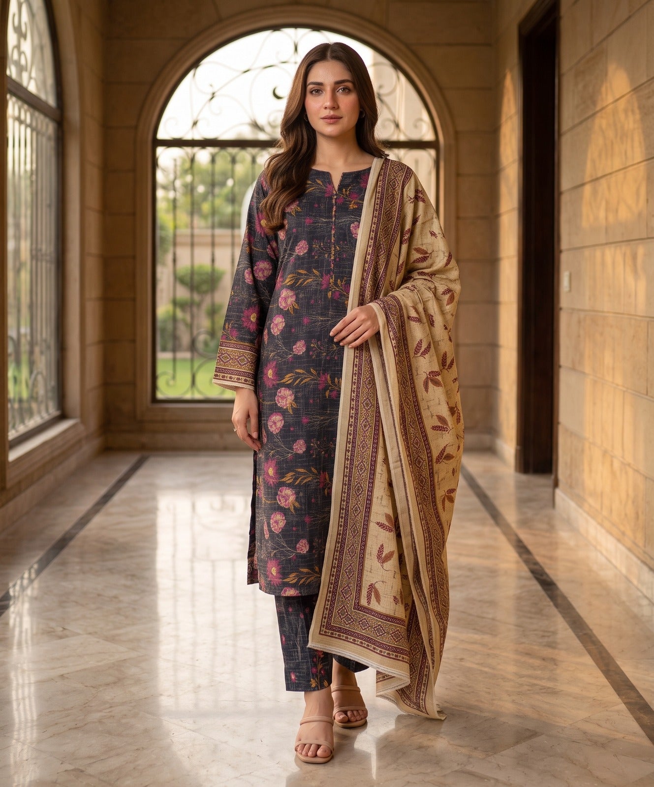 Safina Winter 2026 Digital Printed Viscose 3PC