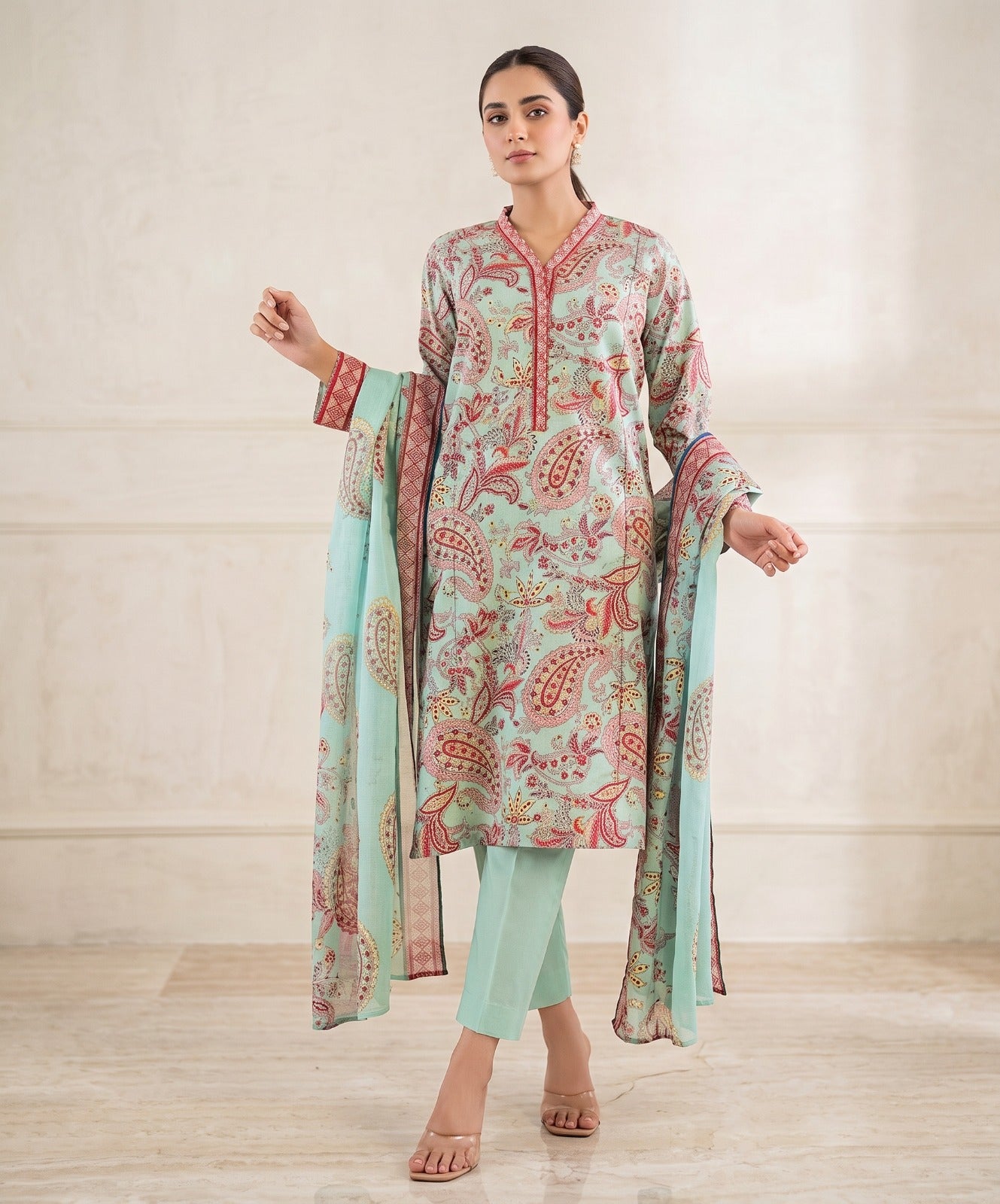 Saya Digital Printed Lawn 3PC