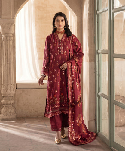 Mausummery Digital Printed Linen 3PC